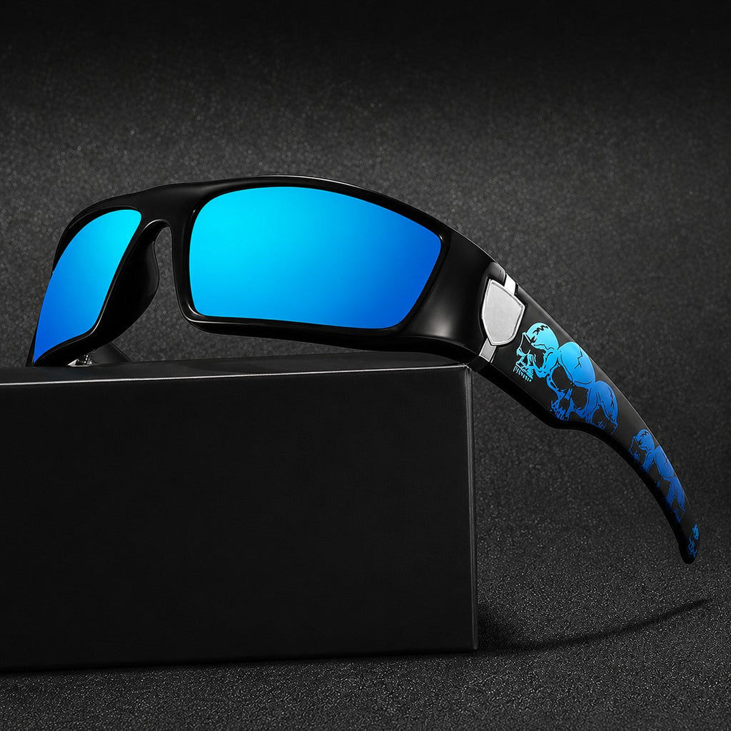 Óculos de sol desportivos polarizados para homem — lentes UV400, armação para condução e uso casual