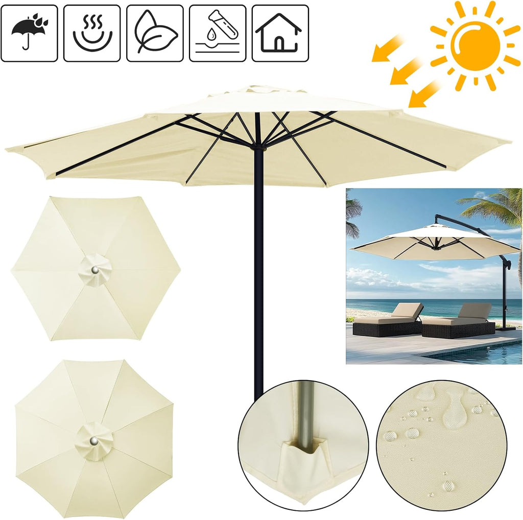 Tettoia parasole | Protezione dalle intemperie resistente all'acqua | Fessura di ventilazione | TerraShade - Esilora