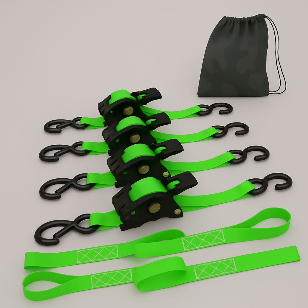 Cintas de amarração automáticas para cargas pesadas — kit de tensionamento automático