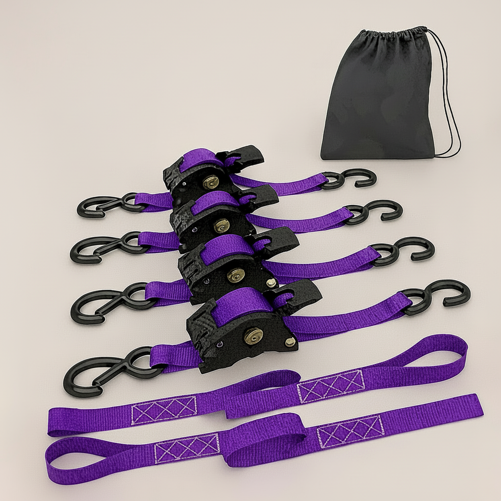 Cintas de amarração automáticas para cargas pesadas — kit de tensionamento automático