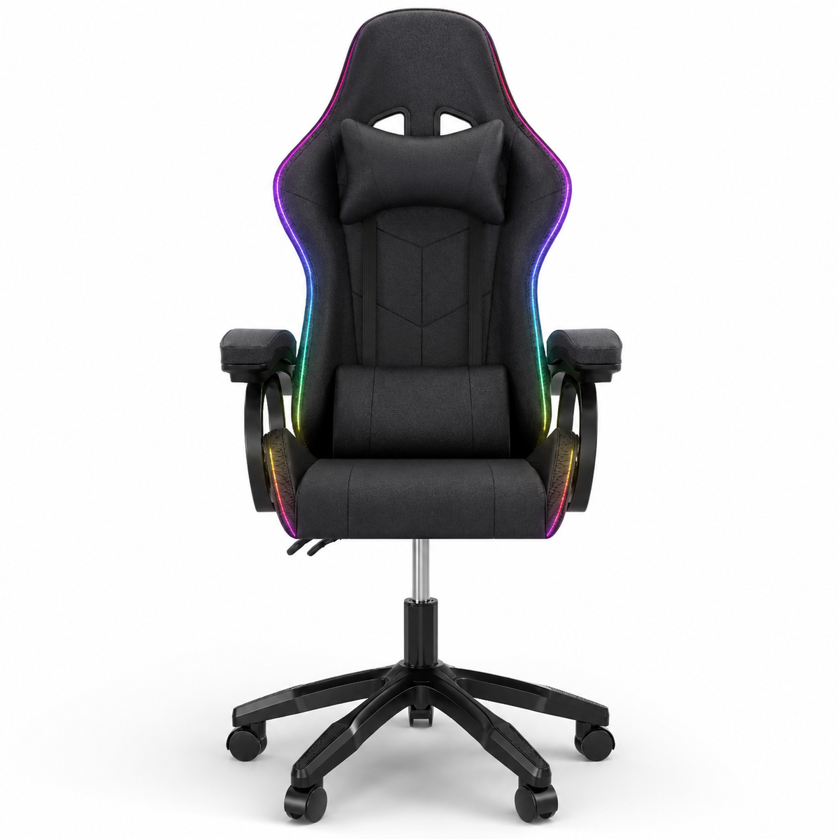 Adjustable Ergonomic Gaming Chair with RGB Lighting