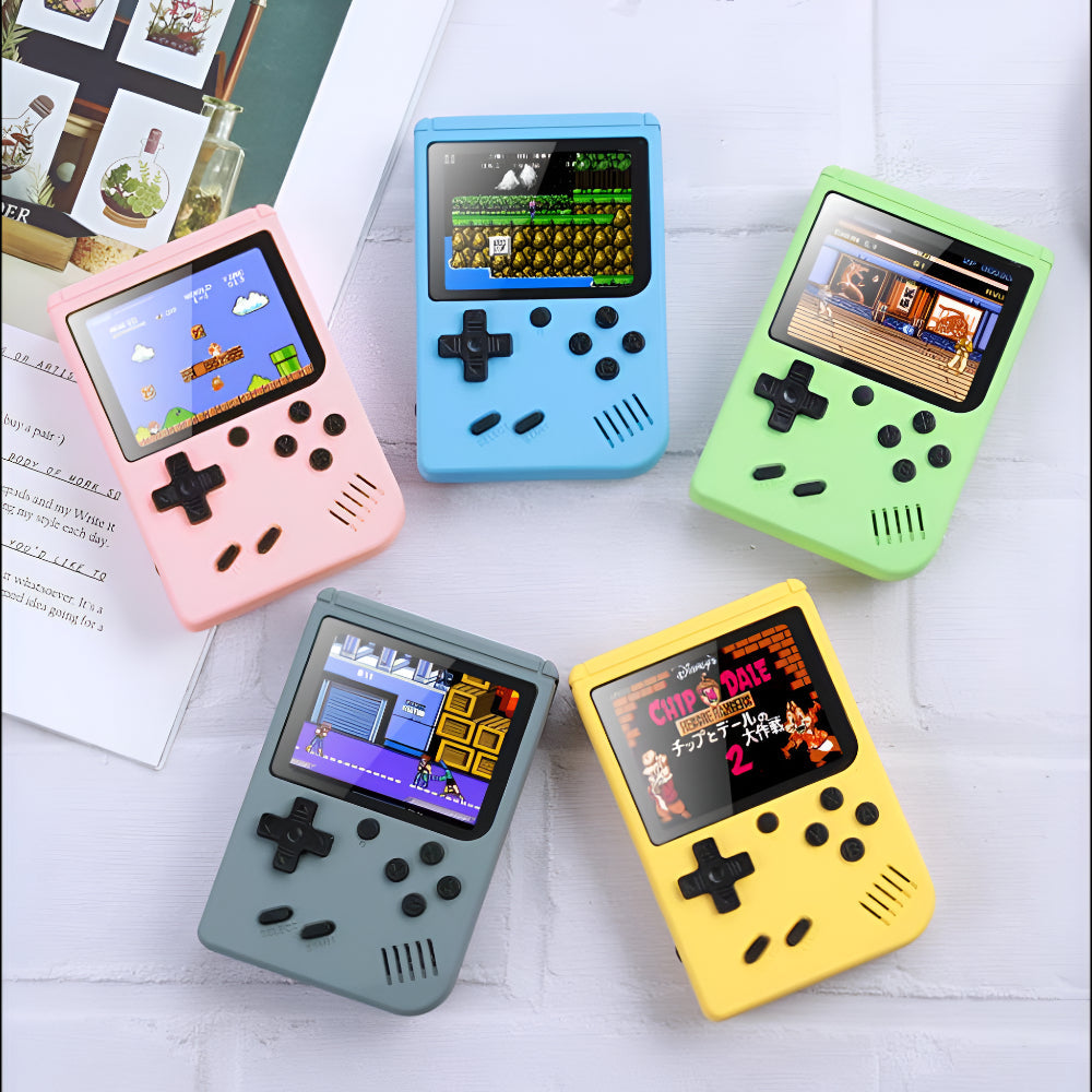 Consola de jogos portátil retro — sistema de jogos de arcada