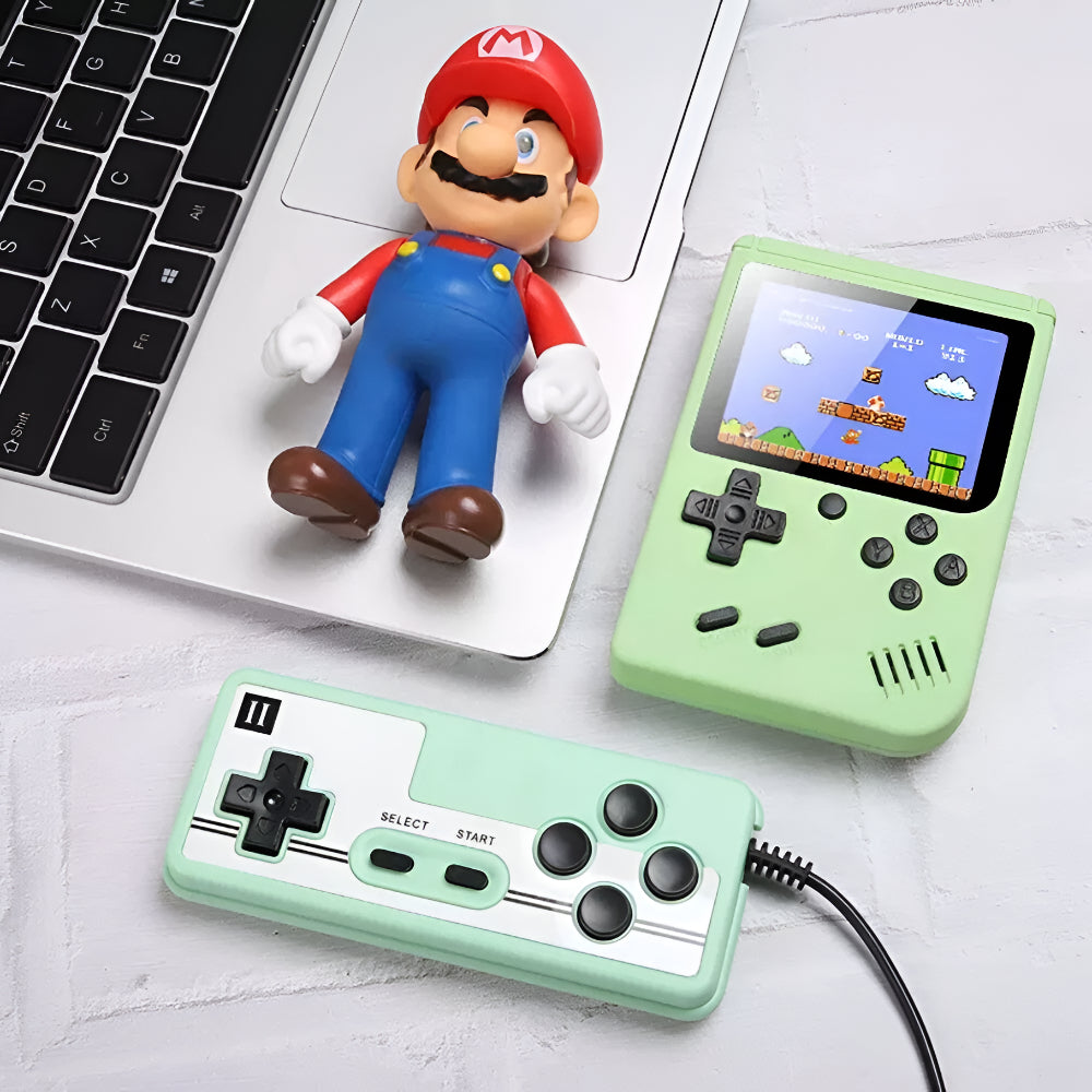 Consola de jogos portátil retro — sistema de jogos de arcada