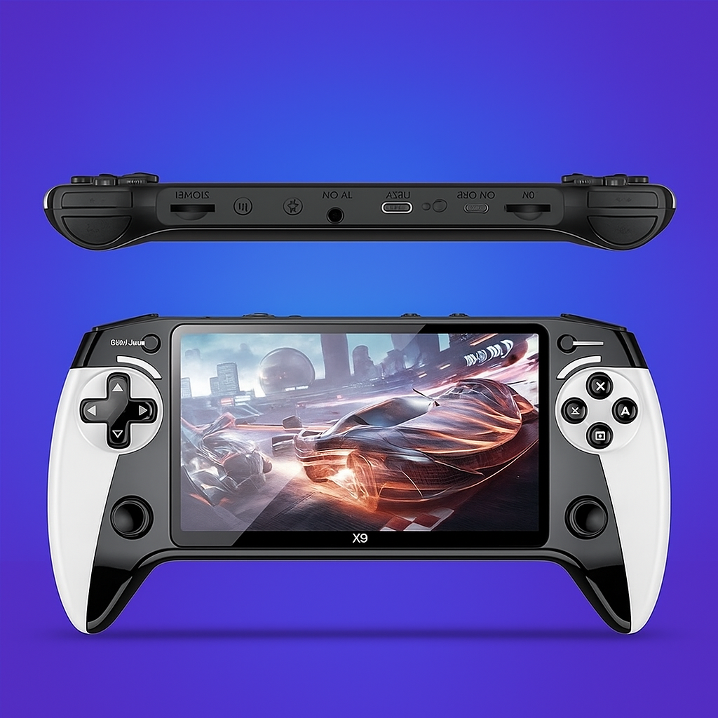Consola de jogos portátil — ecrã HD de 5.5 polegadas, 10,000 jogos