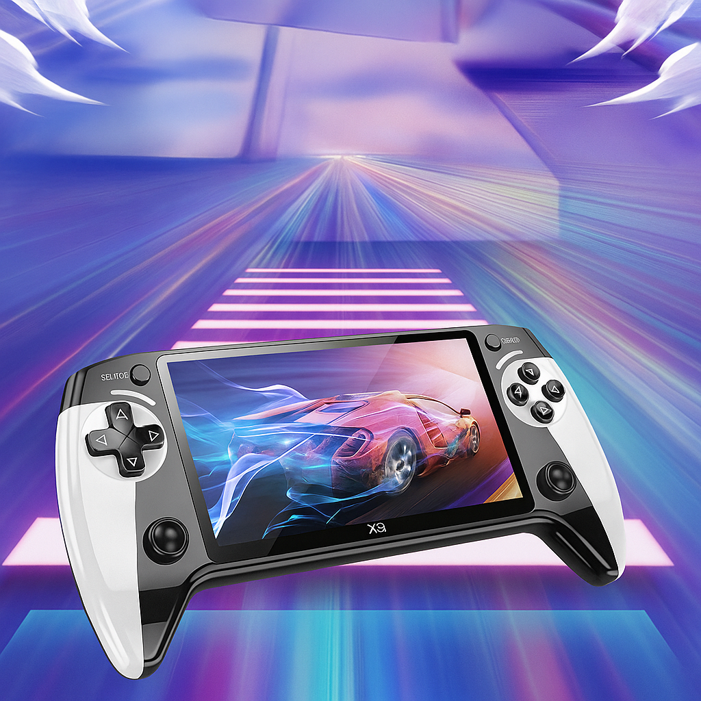 Consola de jogos portátil — ecrã HD de 5.5 polegadas, 10,000 jogos