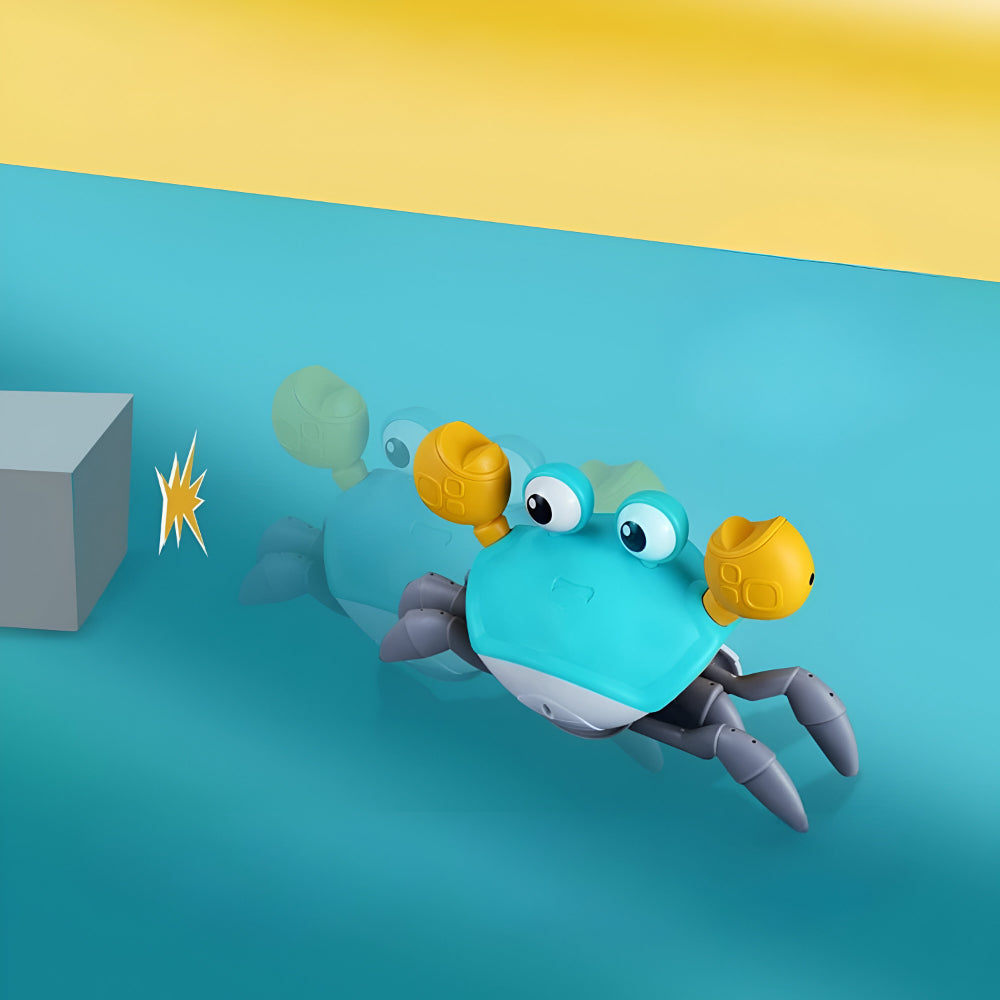 Interactive Electronic Crab Toy — Built-In Music, Continuous Crawling Motion