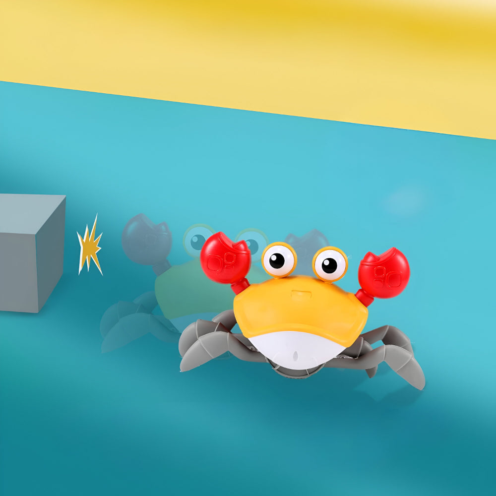 Interactive Electronic Crab Toy — Built-In Music, Continuous Crawling Motion