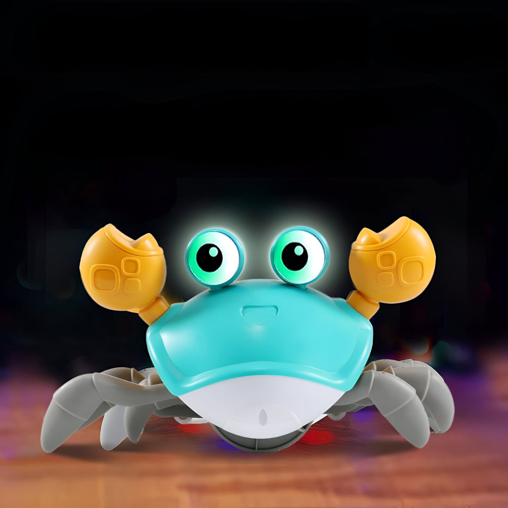Interactive Electronic Crab Toy — Built-In Music, Continuous Crawling Motion