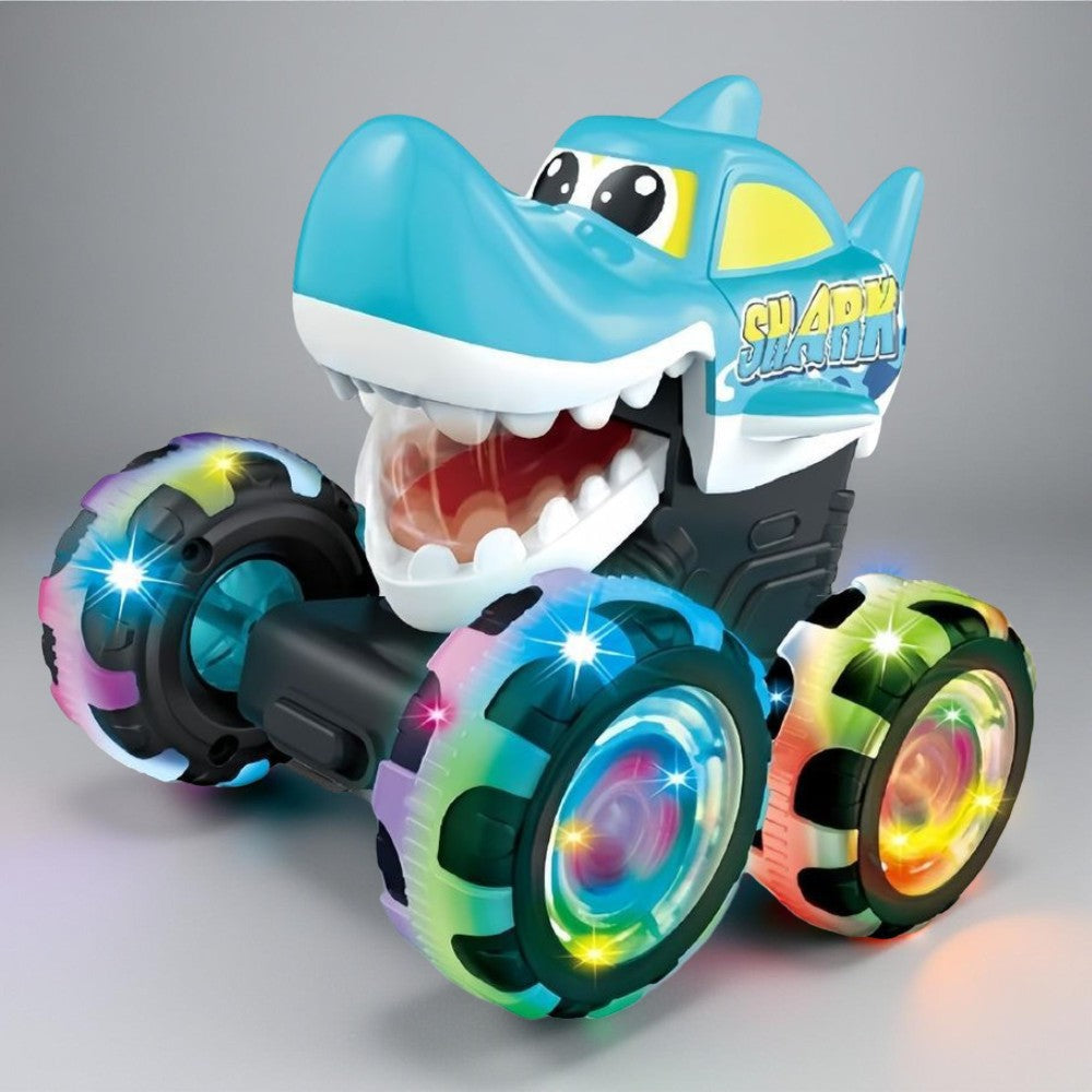 Kids Monster Truck Toy Set — 3-Pack Light and Sound Vehicles