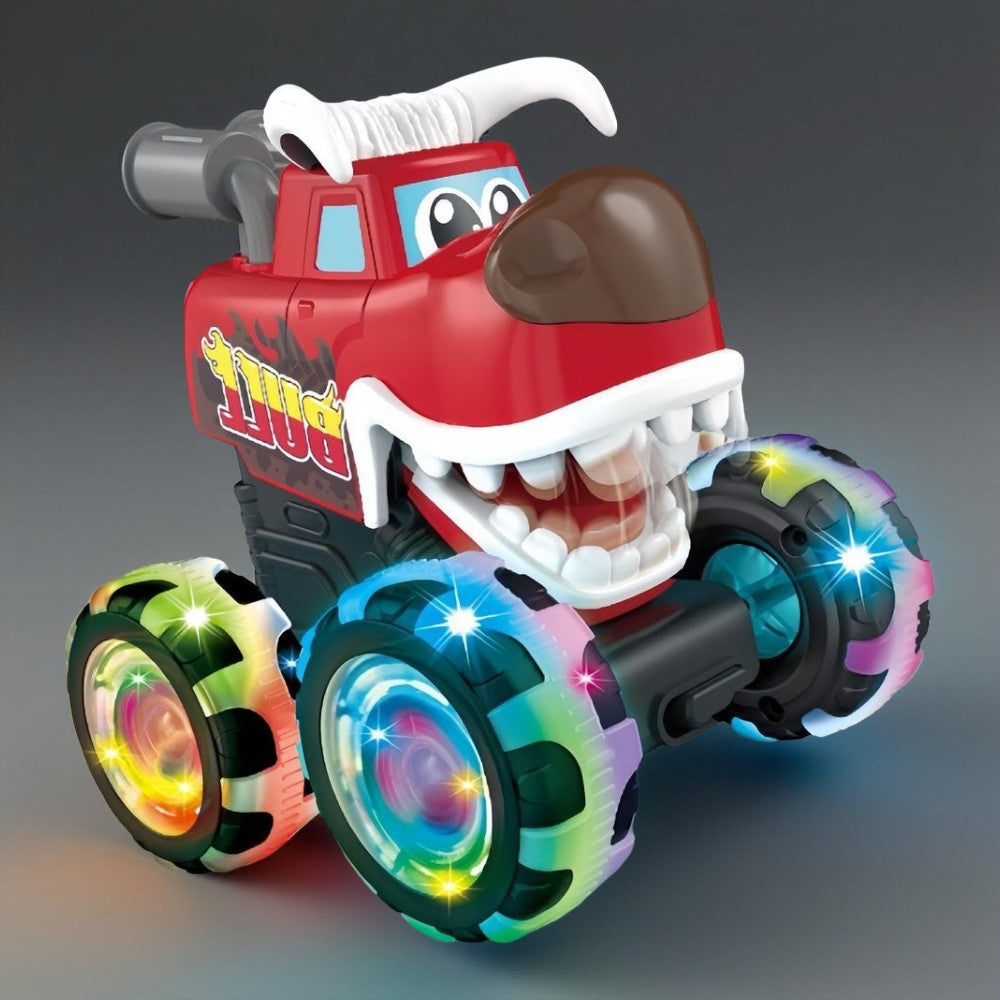Kids Monster Truck Toy Set — 3-Pack Light and Sound Vehicles
