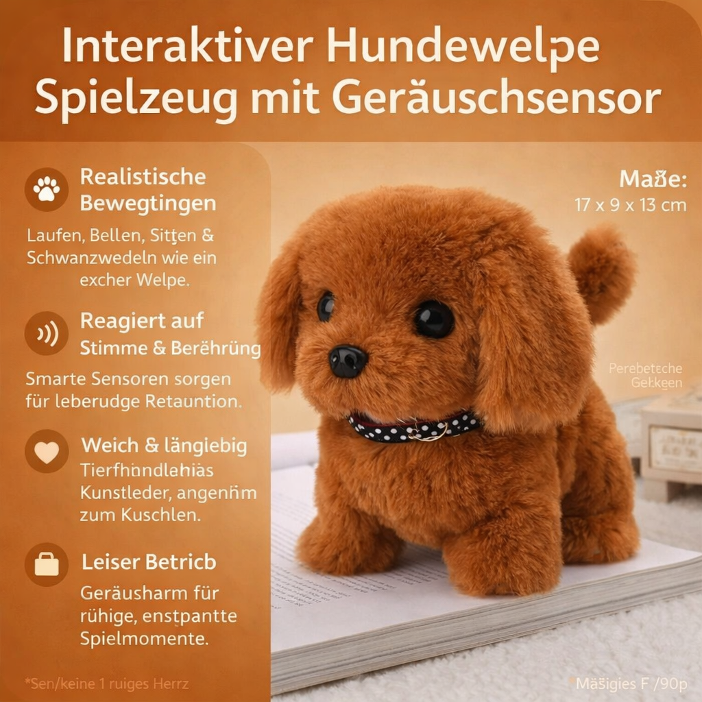 Interactive Robot Dog Toy Puppy — Movement Functions for Strolling, Barking & Sitting