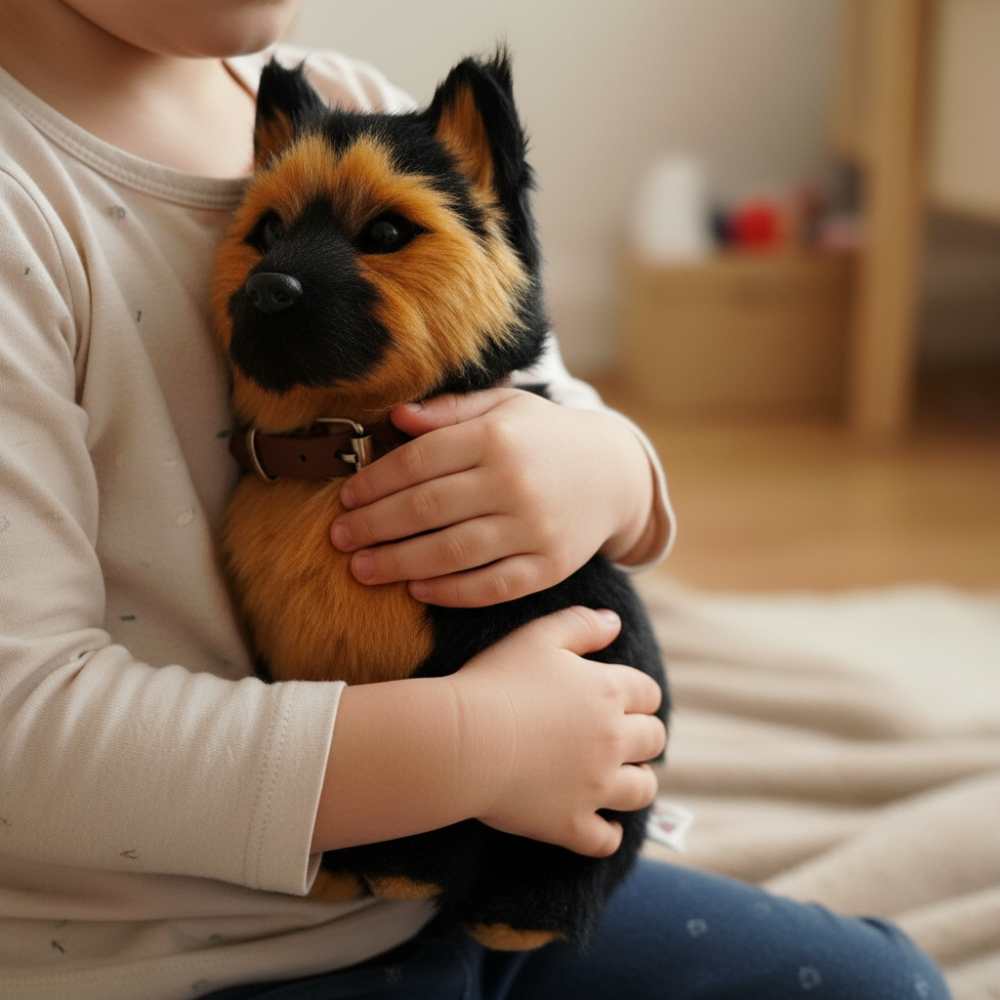 Cão-robô eletrónico interativo — alimentado a pilhas, cachorro sensível ao toque