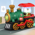Battery Powered Rolling Bubble Toy Train