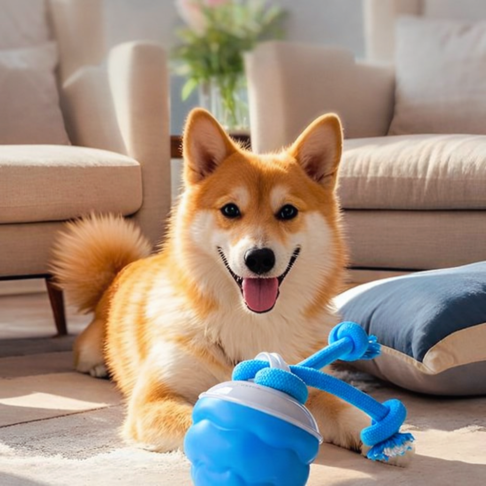 SpinTugMax Spinning Dog Tug Toy — Interactive Rope Play