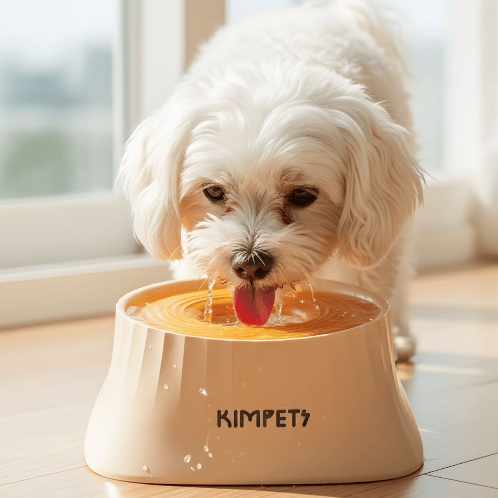 SplashGuard Spillproof Floating Dog Water Bowl Dispenser
