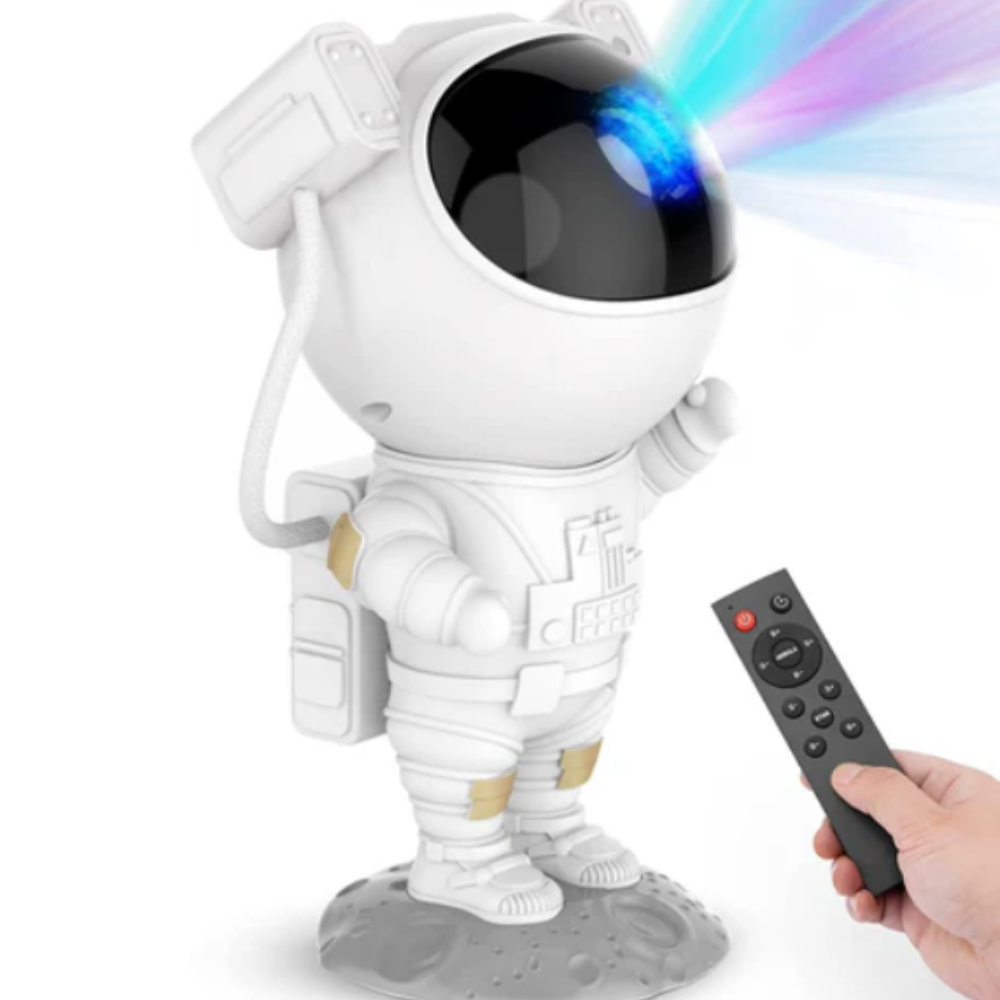 Astronaut LED Starry Sky Projector Night Light — Remote Control, Swivel Head