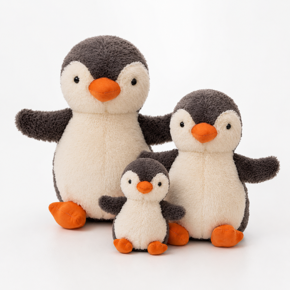 ふわふわペンギンのぬいぐるみ - やわらかなストレス解消パートナー