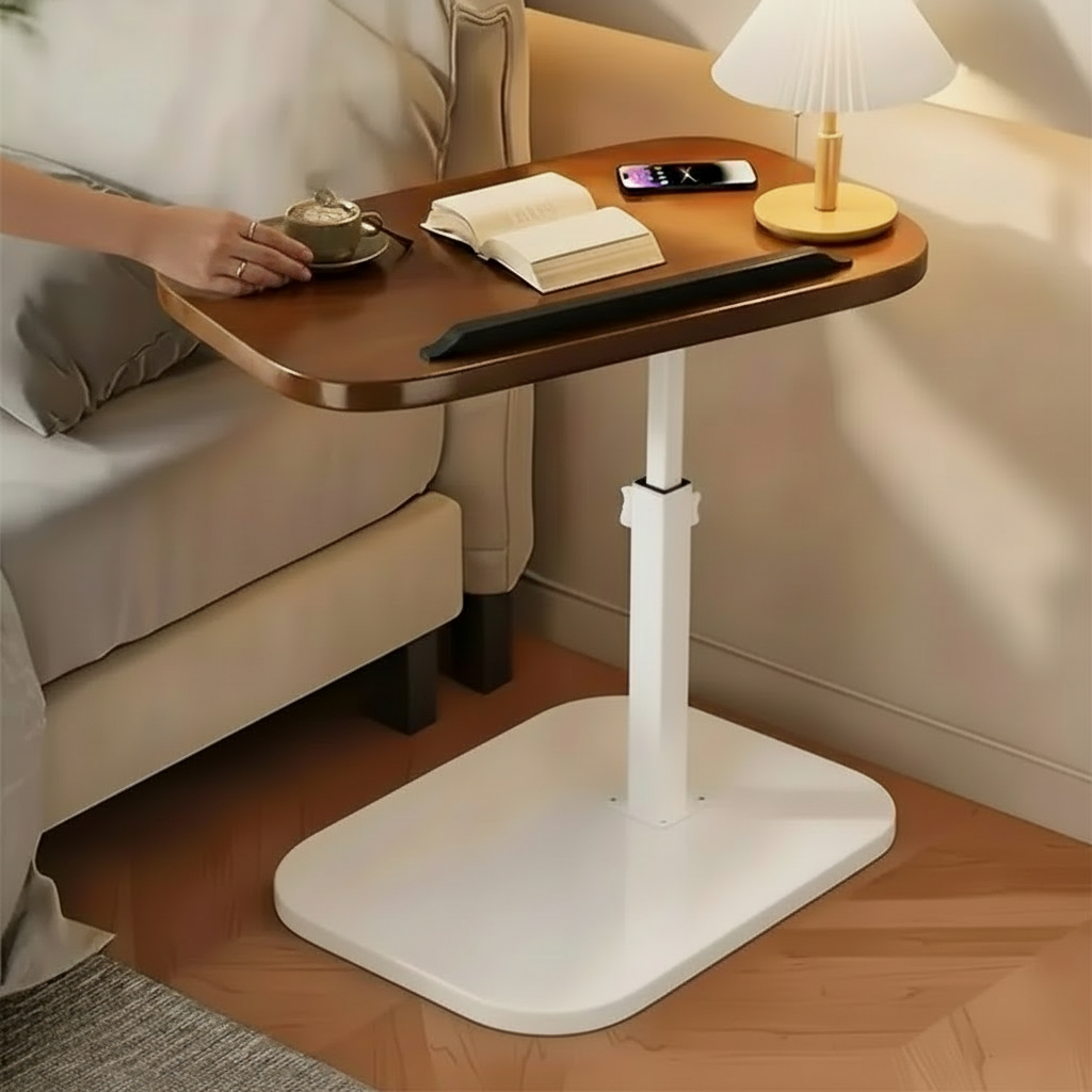 Rechthoekige multifunctionele tafel — 120 x 80 x 75 cm, aanpasbaar tafelblad