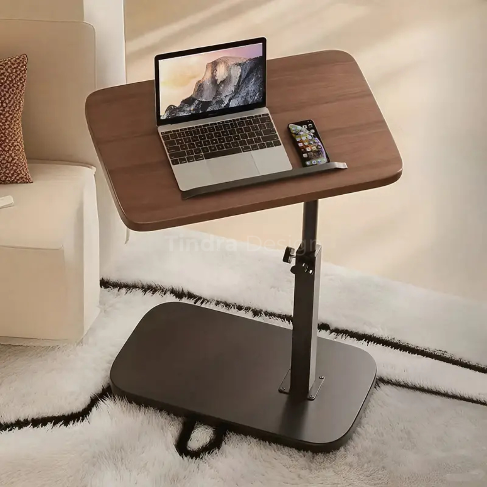 Rechthoekige multifunctionele tafel — 120 x 80 x 75 cm, aanpasbaar tafelblad