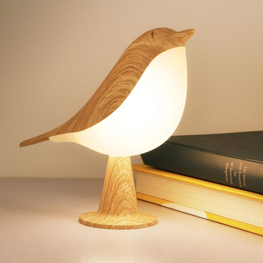Decorative Bird LED Night Light — Rechargeable Table Lamp