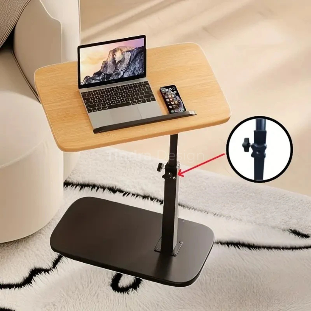 Rechthoekige multifunctionele tafel — 120 x 80 x 75 cm, aanpasbaar tafelblad