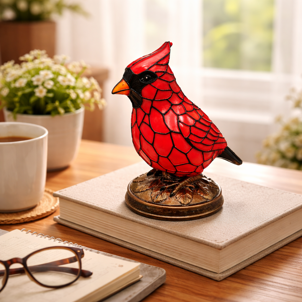 Bird Design Table Lamp — USB LED Decorative Light, Compact Tactile Switch