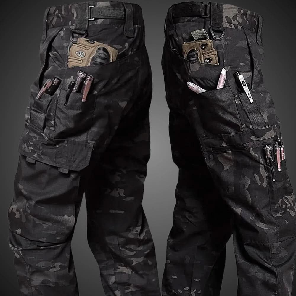 CityGuard taktische Cargohose im Camouflage-Stil für maximale Funktionalität