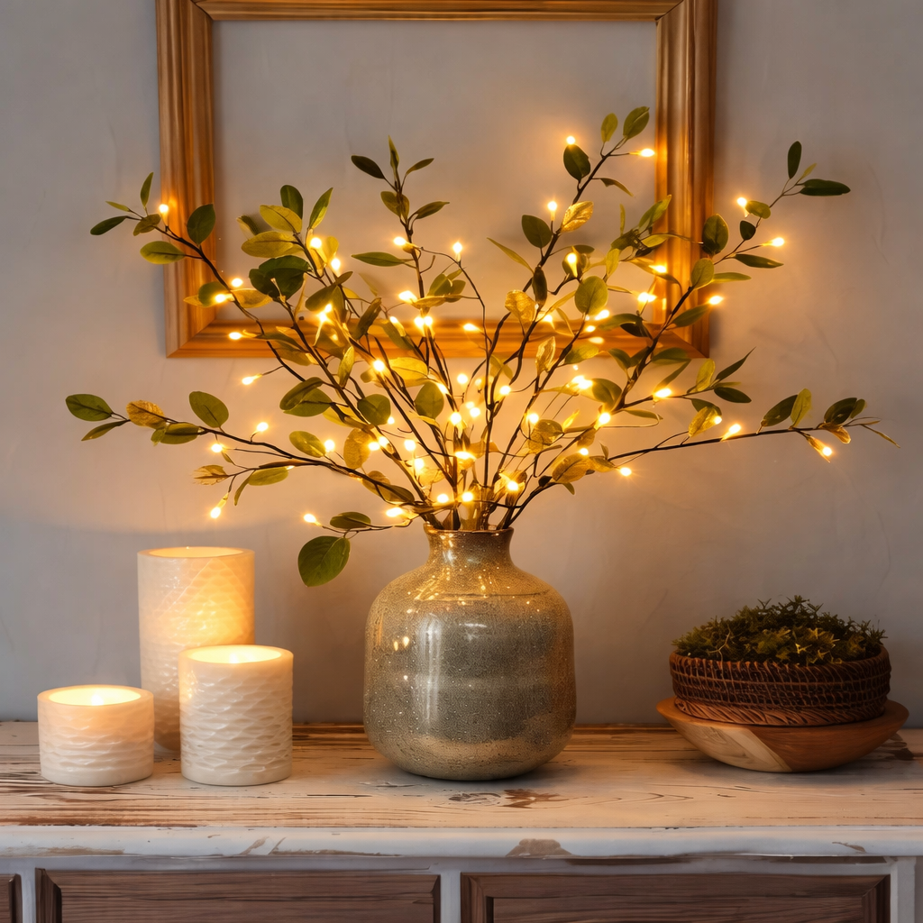LED Light Branches — Battery Operated Decor Stems