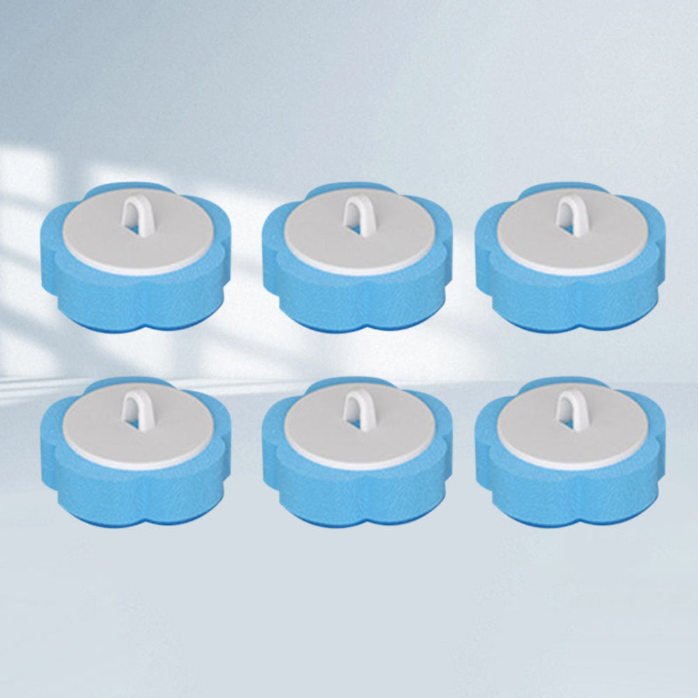 Flexible Toilet Brush — Replaceable Foam Detergent Applicators