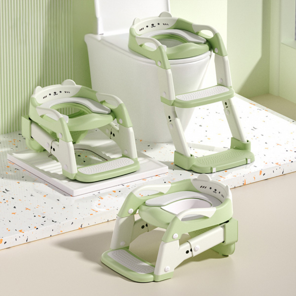 Toddler Toilet Training Seat — Non-Slip Base, Anti-Tip Frame