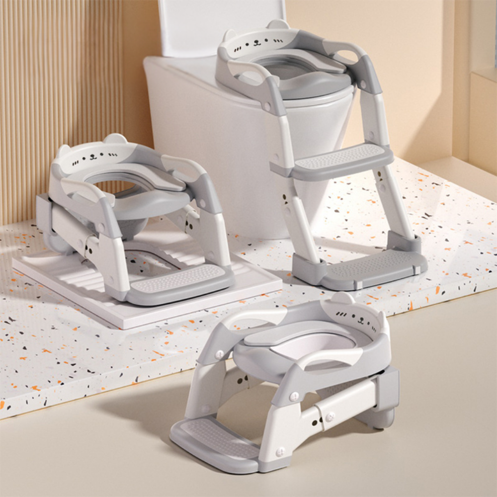 Toddler Toilet Training Seat — Non-Slip Base, Anti-Tip Frame