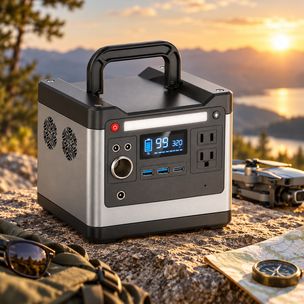 Station électrique portable de 298 Wh - Multiples sorties, haute puissance