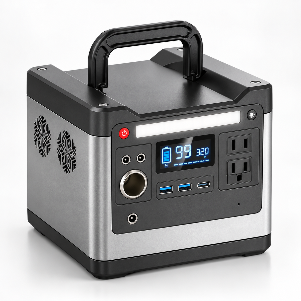 Station électrique portable de 298 Wh - Multiples sorties, haute puissance