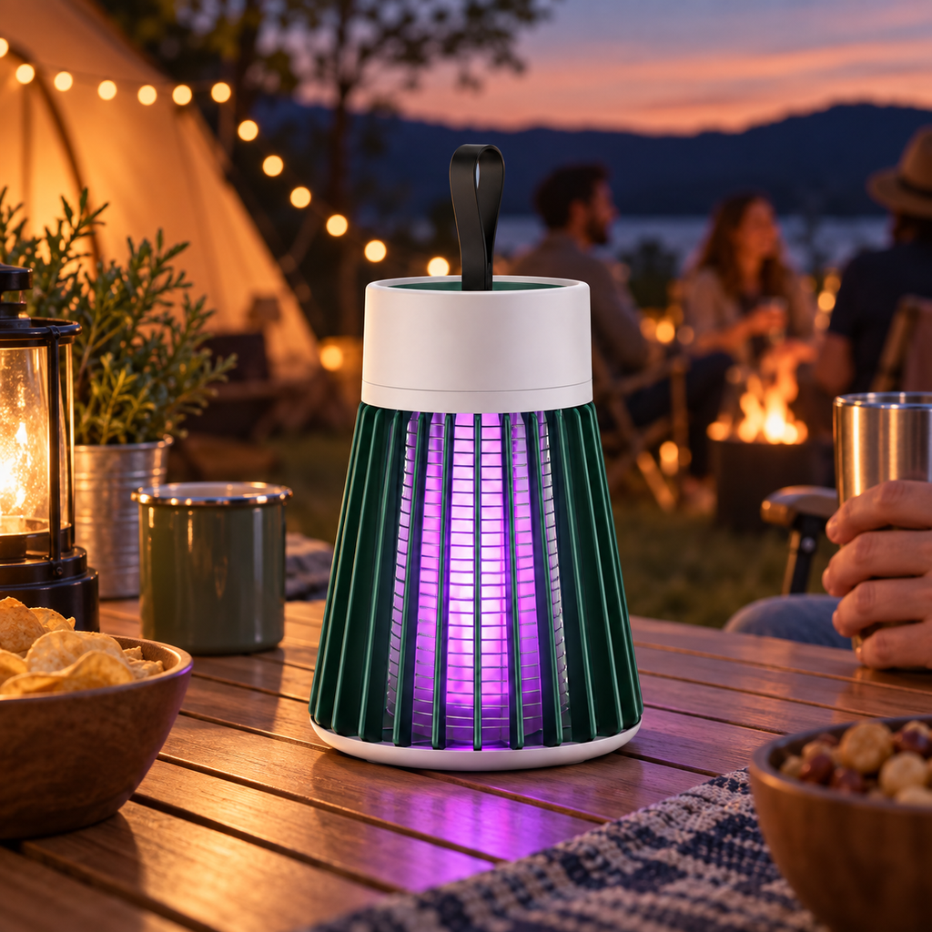 Compact Portable Mosquito Killer — Quiet Insect Trap