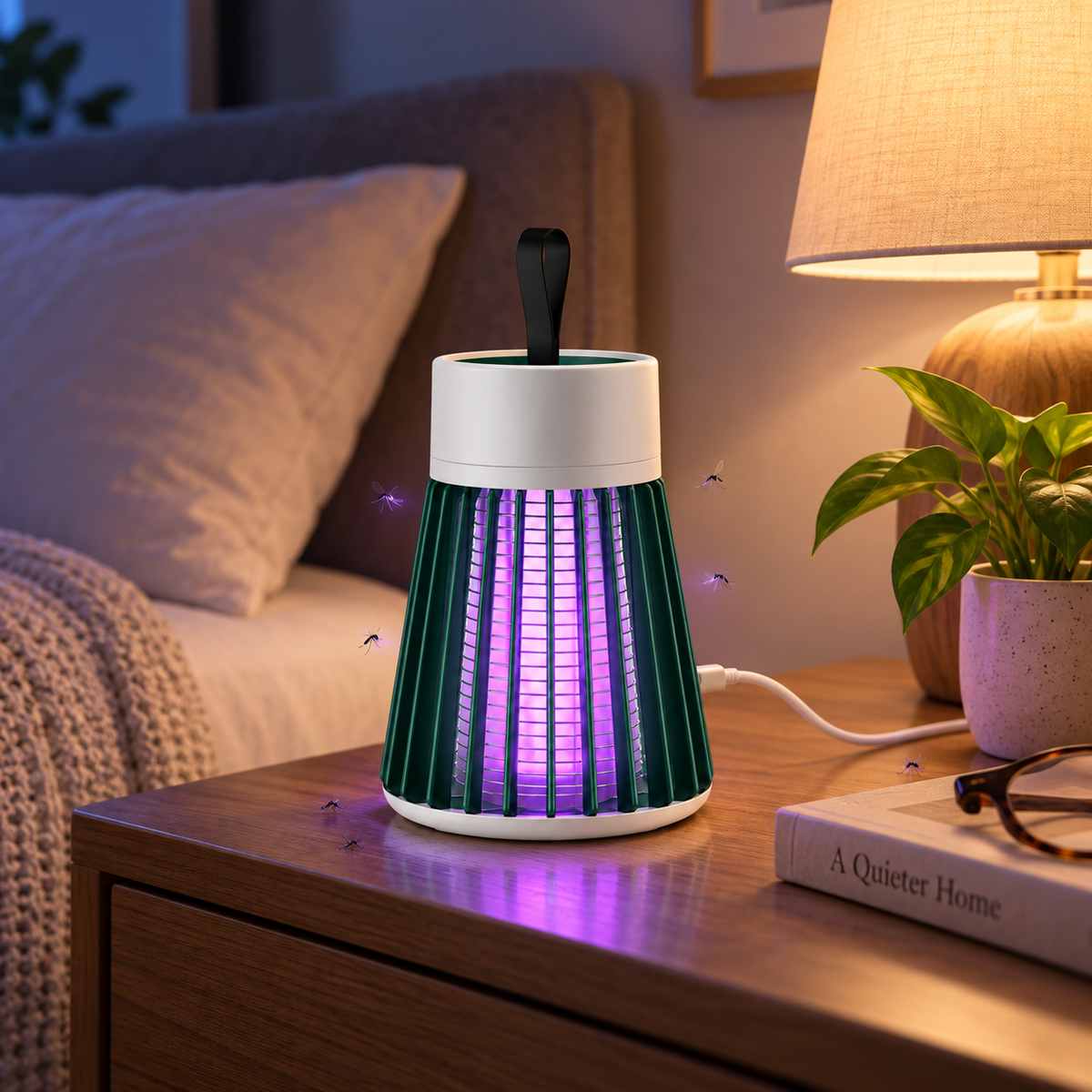 Compact Portable Mosquito Killer — Quiet Insect Trap