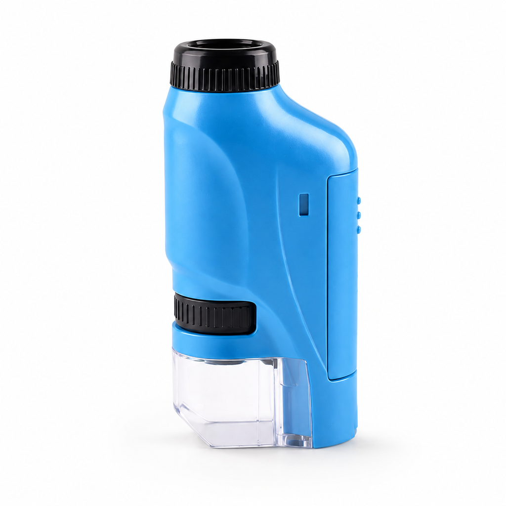 Portable Kids Microscope with LED Light — Educational Toy