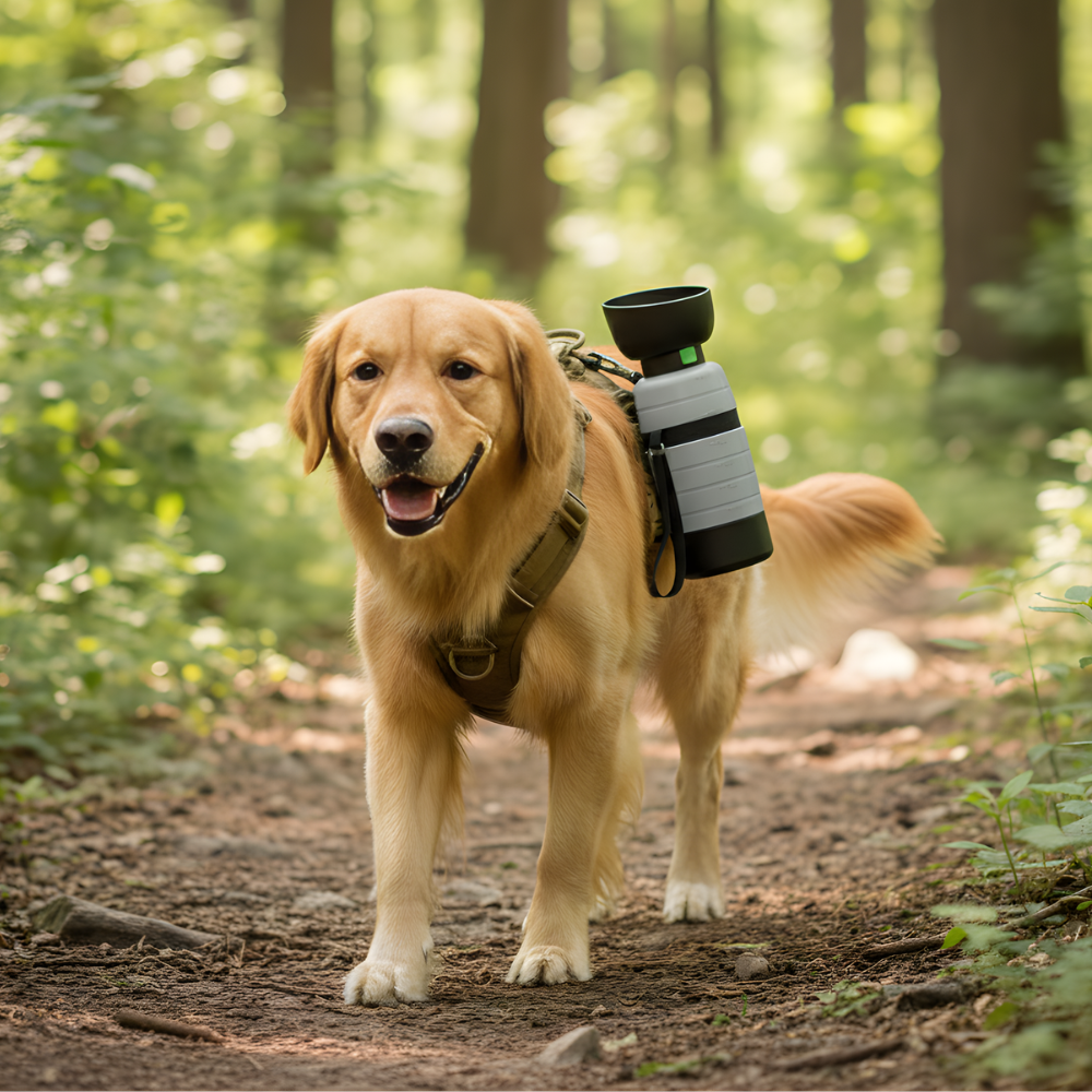 TrailSip 3 in 1 Dog Travel Bottle, Food Container & Bowl