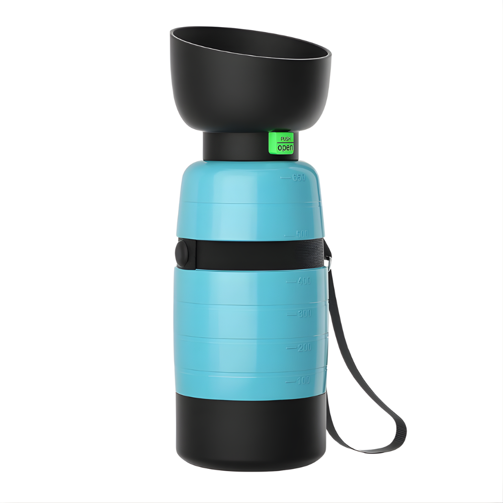 TrailSip 3 in 1 Dog Travel Bottle, Food Container & Bowl