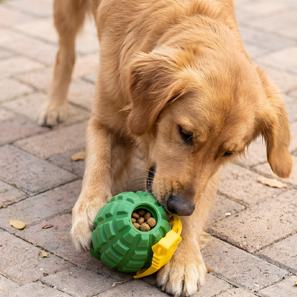TreatBurst Treat-Dispensing Dog Chew Toy — Interactive Reward