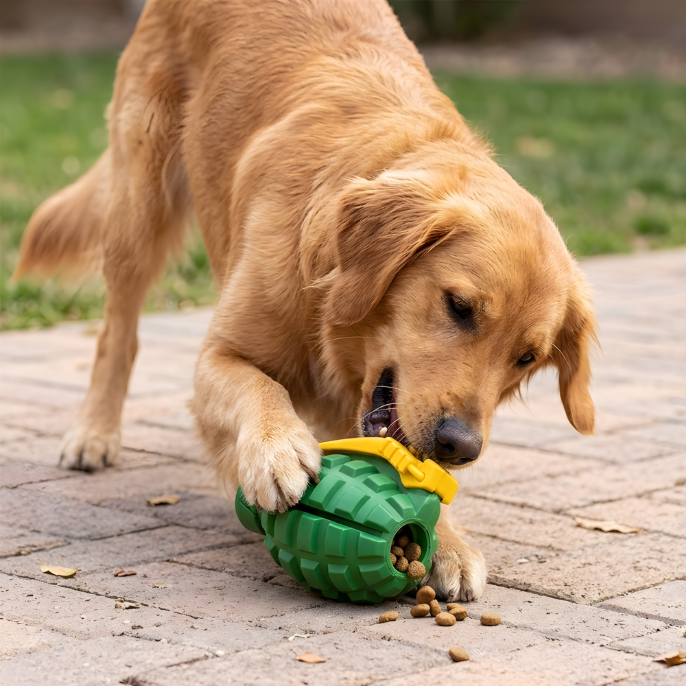 TreatBurst Treat-Dispensing Dog Chew Toy — Interactive Reward