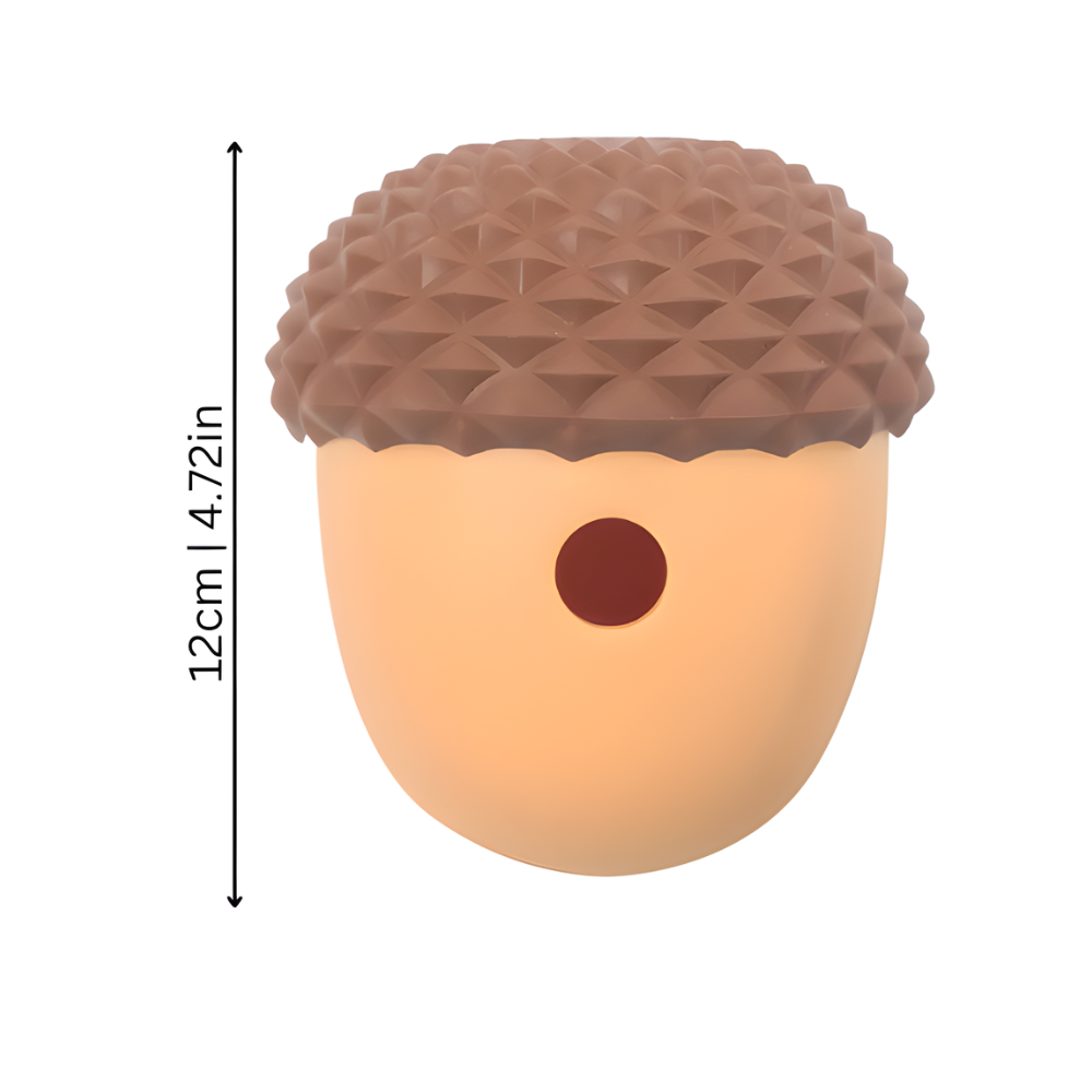 TreatOak Interactive Acorn Treat Dispenser Dog Toy for Dry Food