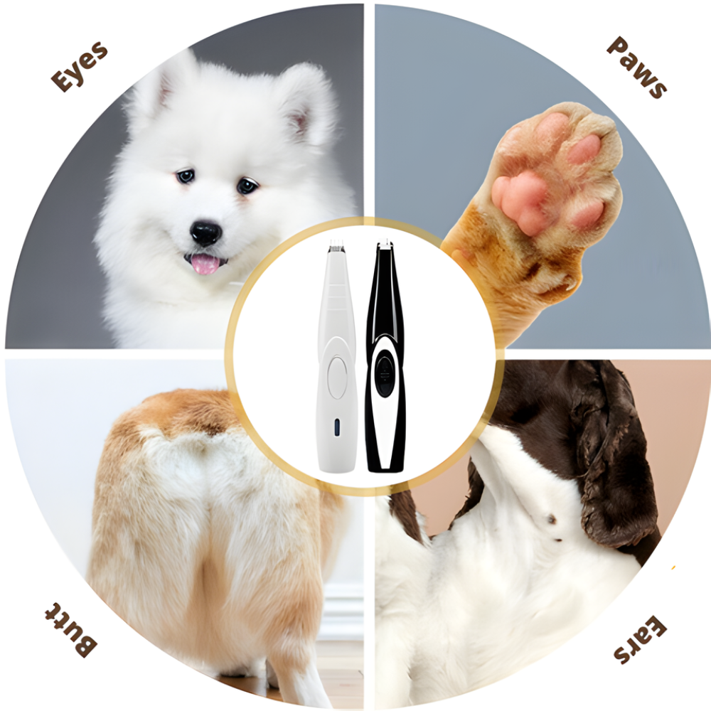 TrimEase Compact Dog Grooming Trimmer — Precision Narrow Head