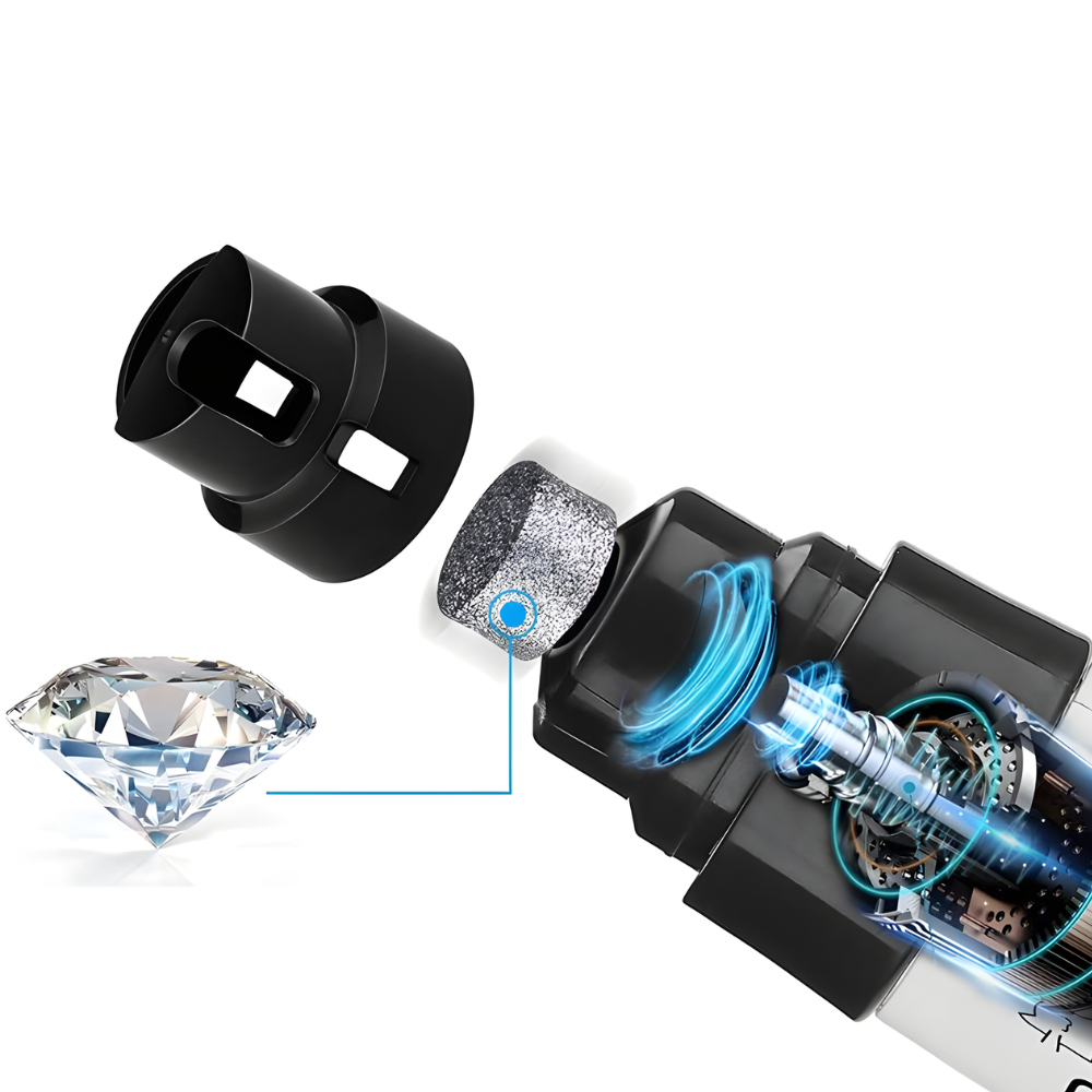 TrimGlide Dog Nail Trimmer — Compact Multi-Head Grooming Tool