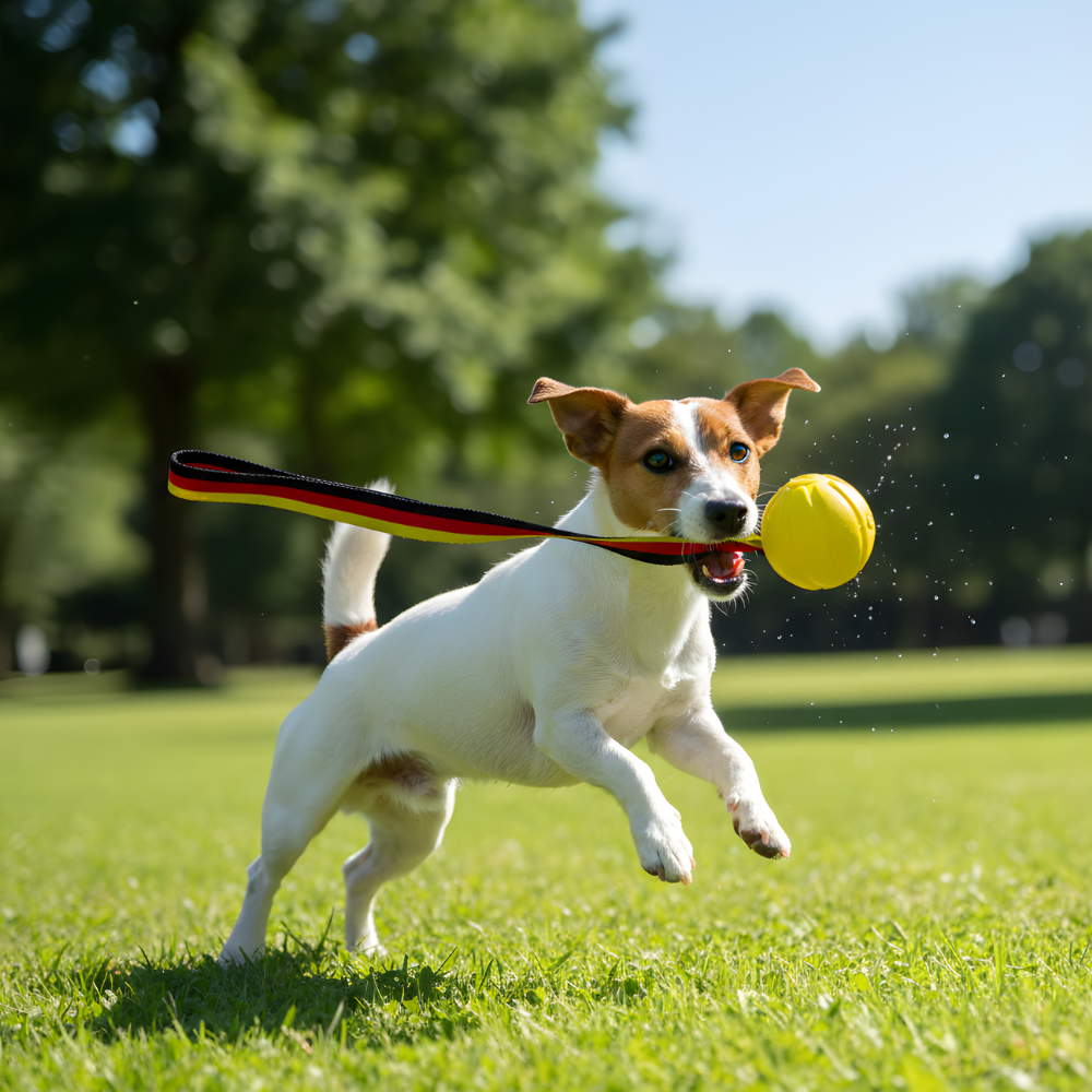 TugSphere Heavy Duty Ball-on-Rope Dog Toy for Tug & Chase