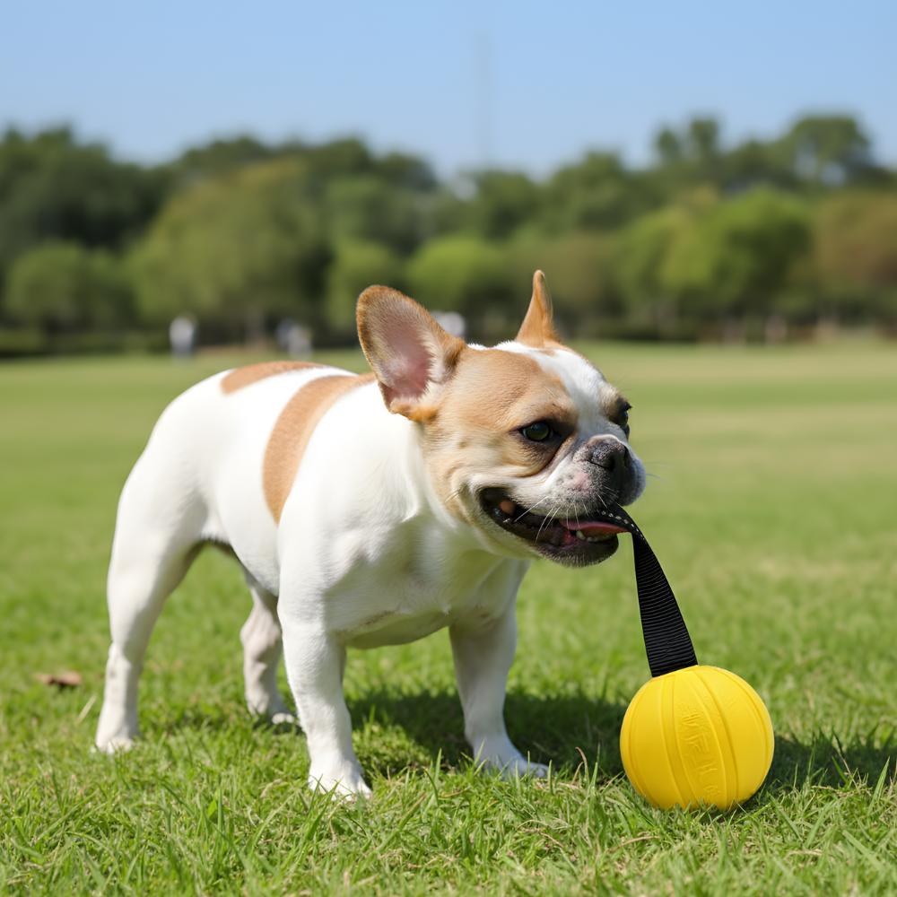 TugSphere Heavy Duty Ball-on-Rope Dog Toy for Tug & Chase