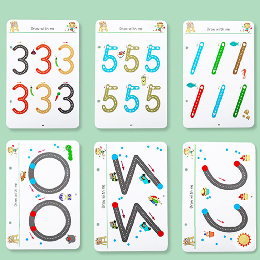 Kids Number and Letter Tracing Workbook