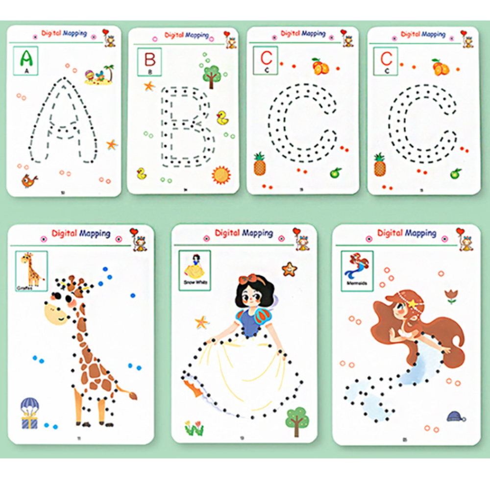 Kids Number and Letter Tracing Workbook