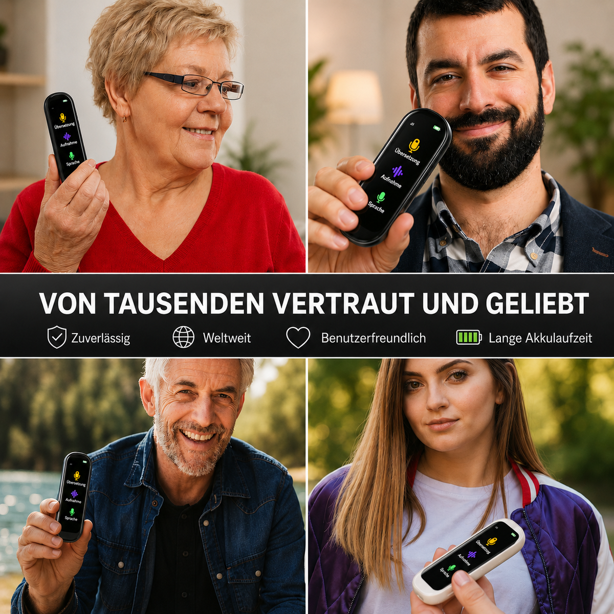 Bærbar AI-sprogoversættelsespen — øjeblikkelig tekstscanning