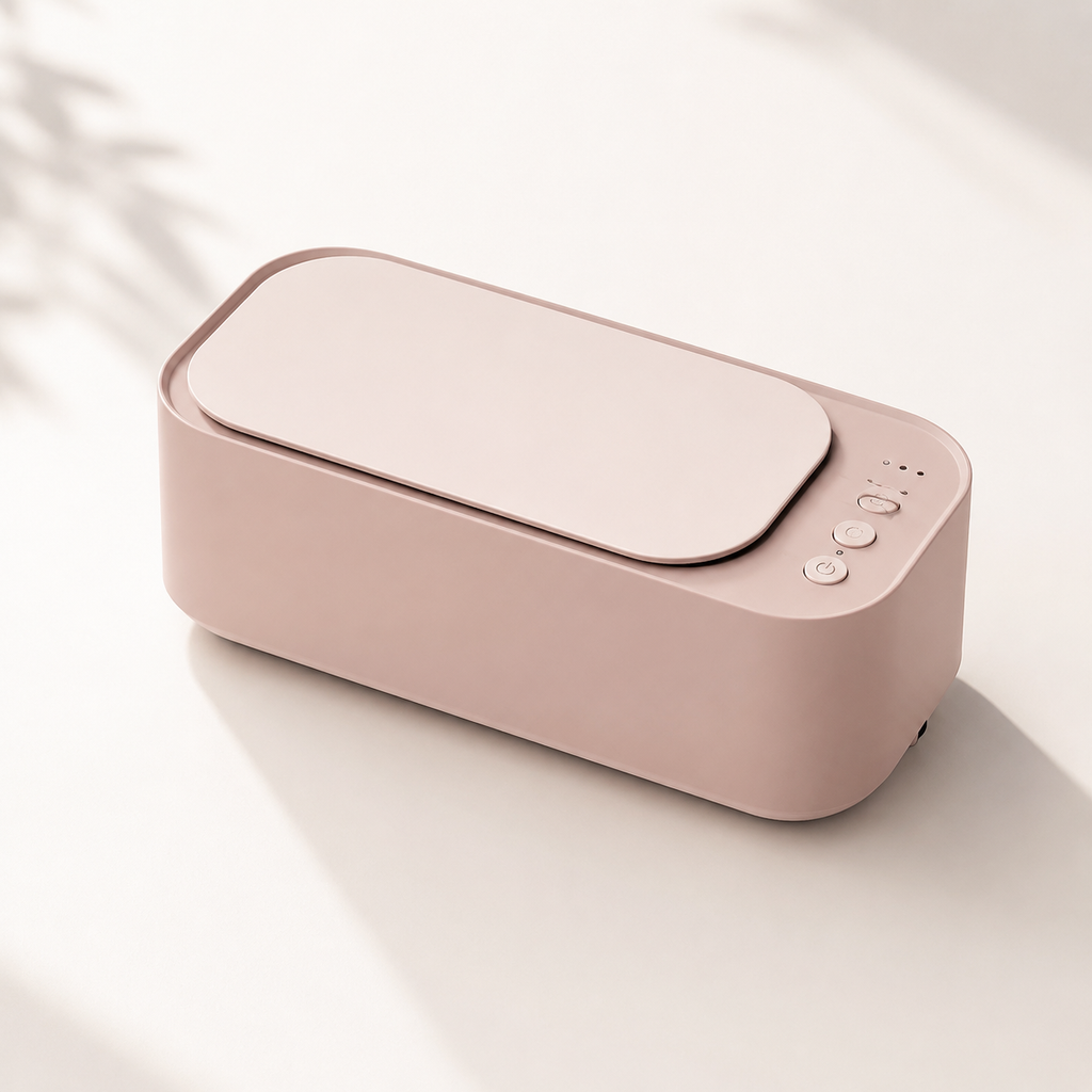 Compacte ultrasone reiniger voor sieraden en brillen