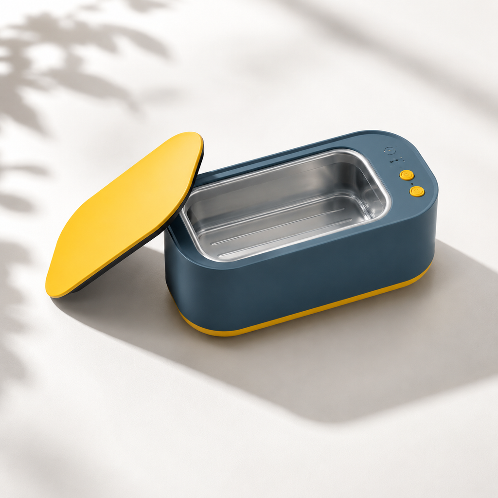 Compacte ultrasone reiniger voor sieraden en brillen